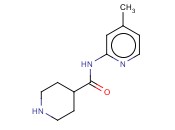 N-(4-甲基<span class='lighter'>吡啶</span>-2-<span class='lighter'>基</span>)<span class='lighter'>哌啶</span>-4-甲酰胺