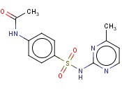 N-[4-[[(4-甲基-2-嘧啶基)<span class='lighter'>氨基</span>]磺酰]苯基]<span class='lighter'>乙酰</span>胺