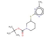 3-(4-METHYL-PYRIMIDIN-2-YLSULFANYL)-PIPERIDINE-1-CARBOXYLIC ACID TERT-BUTYL ESTER