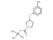 3-(4-METHYL-PYRIMIDIN-2-YLSULFANYL)-PYRROLIDINE-1-CARBOXYLIC ACID TERT-BUTYL ESTER
