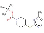 4-(4-METHYL-PYRIMIDIN-2-YLSULFANYL)-PIPERIDINE-1-CARBOXYLIC ACID TERT-BUTYL ESTER