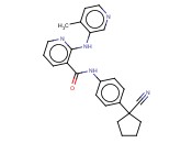 N-(4-(1-CYANOCYCLOPENTYL)PHENYL)-2-((PYRIDIN-4-YLMETHYL)AMINO)NICOTINAMIDE