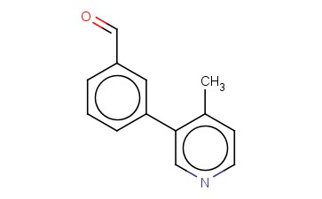 3-(4-甲基-<span class='lighter'>吡啶</span>-3-基)-苯<span class='lighter'>甲醛</span>