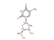 [1',2',3',4',5'-13C5]THYMIDINE