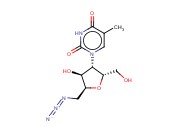 1-((2R,3S,4S,5S)-5-(AZIDOMETHYL)-4-HYDROXY-2-(HYDROXYMETHYL)-TETRAHYDROFURAN-3-YL)-5-METHYLPYRIMIDINE-2,4(1H,3H)-DIONE