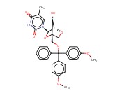 1-((1R,3R,4S,7R)-1-((BIS(4-METHOXYPHENYL)(PHENYL)METHOXY)METHYL)-7-HYDROXY-2,5-DIOXABICYCLO[2.2.1]HEPTAN-3-YL)-5-METHYLPYRIMIDINE-2,4(1H,3H)-DIONE