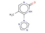 2(1H)-PYRIMIDINONE, 5-METHYL-6-(1H-1,2,4-TRIAZOL-1-YL)-