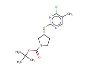 (R)-3-(4-CHLORO-5-METHYL-PYRIMIDIN-2-YLSULFANYL)-PYRROLIDINE-1-CARBOXYLIC ACID TERT-BUTYL ESTER