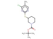 3-(4-CHLORO-5-METHYL-PYRIMIDIN-2-YLSULFANYL)-PIPERIDINE-1-CARBOXYLIC ACID TERT-BUTYL ESTER