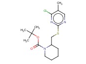 2-(4-CHLORO-5-METHYL-PYRIMIDIN-2-YLSULFANYLMETHYL)-PIPERIDINE-1-CARBOXYLIC ACID TERT-BUTYL ESTER