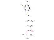 4-(4-CHLORO-5-METHYL-PYRIMIDIN-2-YLSULFANYLMETHYL)-PIPERIDINE-1-CARBOXYLIC ACID TERT-BUTYL ESTER