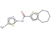 N-(5-METHYLTHIAZOL-2-YL)-5,6,7,8-TETRAHYDRO-4H-CYCLOHEPTA[B]THIOPHENE-2-CARBOXAMIDE