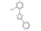 2-(3-METHYLPYRIDIN-4-YL)-4-(PYRIDIN-3-YL)THIAZOLE
