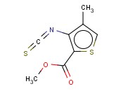 3-<span class='lighter'>异</span>硫氰基-4-甲基噻吩-2-<span class='lighter'>羧酸</span><span class='lighter'>甲</span><span class='lighter'>酯</span>