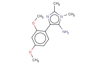 4-(2,4-DIMETHOXYPHENYL)-1,2-DIMETHYL-1H-IMIDAZOL-5-AMINE