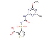 3-(4-<span class='lighter'>甲</span>氧基-6-甲基-1,3,5-三嗪-2-<span class='lighter'>基</span>氨基<span class='lighter'>甲</span><span class='lighter'>酰</span>氨基<span class='lighter'>磺</span><span class='lighter'>酰</span><span class='lighter'>基</span>)噻吩-2-甲酸<span class='lighter'>甲</span>酯