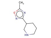 5-METHYL-3-(<span class='lighter'>PIPERIDIN-3-YL</span>)-1,2,4-OXADIAZOLE