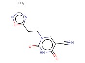 1-[2-(3-METHYL-[1,2,4]OXADIAZOL-5-YL)-ETHYL]-2,4-DIOXO-1,2,3,4-TETRAHYDRO-PYRIMIDINE-5-CARBONITRILE