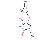 1-(3-METHYL-[1,2,4]OXADIAZOL-5-YLMETHYL)-2,4-DIOXO-1,2,3,4-TETRAHYDRO-PYRIMIDINE-5-CARBONITRILE