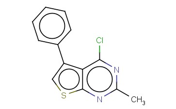 4-CHLORO-2-METHYL-5-PHENYLTHIENO[2,3-D]PYRIMIDINE