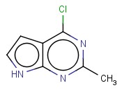 4-<span class='lighter'>CHLORO</span>-2-METHYL-7H-PYRROLO[2,3-D]<span class='lighter'>PYRIMIDINE</span>
