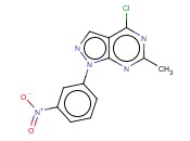 4-CHLORO-6-METHYL-1-(3-NITROPHENYL)-1H-PYRAZOLO[3,4-D]PYRIMIDINE