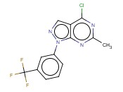 4-CHLORO-6-METHYL-1-[3-(TRIFLUOROMETHYL)PHENYL]-1H-PYRAZOLO[3,4-D]PYRIMIDINE