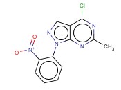 4-CHLORO-6-METHYL-1-(2-NITROPHENYL)-1H-PYRAZOLO[3,4-D]PYRIMIDINE