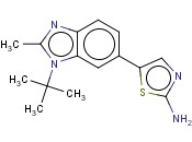5-(1-TERT-BUTYL-2-METHYL-1H-BENZO[D]IMIDAZOL-6-YL)THIAZOL-2-AMINE