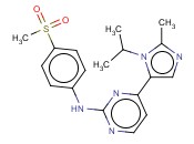 2-Pyrimidinamine,4-[2-methyl-1-(1-methylethyl)-1H-imidazol-5-yl]-N-[4-(methylsulfonyl)phenyl]-