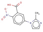 5-(2-甲基-1H-<span class='lighter'>咪唑</span>-1-基)-2-<span class='lighter'>硝基苯</span>甲酸
