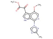1H-PYRROLO[2,3-C]PYRIDINE-3-ACETIC ACID, 4-METHOXY-7-(3-METHYL-1H-1,2,4-TRIAZOL-1-YL)-ALPHA-OXO-, METHYL ESTER