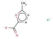 Potassium 5-methyl-<span class='lighter'>1,3,4-oxadiazole</span>-2-carboxylate