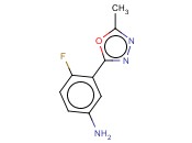 4-FLUORO-3-(5-METHYL-[1,3,4]OXADIAZOL-2-YL)-PHENYLAMINE