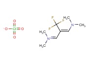 (Z)-N-(3-(dimethylamino)-2-(trifluoromethyl)allylidene)-N-methylmethanaminium perchlorate