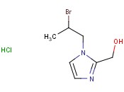 1-(2-Bromopropyl)-1H-<span class='lighter'>imidazole</span>-2-methanol HCl