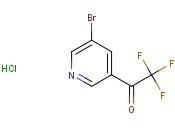 1-(5-Bromopyridin-3-yl)-<span class='lighter'>2,2,2</span>-trifluoroethanone hydrochloride