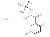 2-(tert-butyl<span class='lighter'>amino</span>)-1-(2,5-dichlorophenyl)propan-1-one <span class='lighter'>hydrochloride</span>