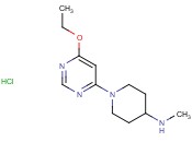 1-(6-ETHOXYPYRIMIDIN-4-<span class='lighter'>YL</span>)-N-METHYLPIPERIDIN-4-<span class='lighter'>AMINE</span> HYDROCHLORIDE