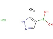 (5-Methyl-1H-pyrazol-4-<span class='lighter'>yl</span>)boronic acid <span class='lighter'>hydrochloride</span>