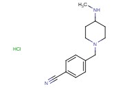 4-((4-(Methylamino)piperidin-1-yl)methyl)benzonitrile hydrochloride