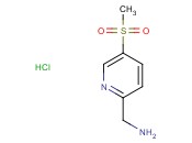(5-(Methylsulfonyl)pyridin-2-<span class='lighter'>yl</span>)methanamine <span class='lighter'>hydrochloride</span>