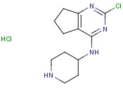 2-CHLORO-N-(PIPERIDIN-4-YL)-<span class='lighter'>6,7-DIHYDRO</span>-5H-CYCLOPENTA[D]PYRIMIDIN-4-AMINE HYDROCHLORIDE