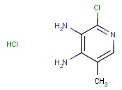 2-Chloro-5-<span class='lighter'>methylpyridine</span>-3,4-diamine hydrochloride