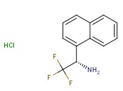 (S)-<span class='lighter'>2,2,2-Trifluoro</span>-1-(naphthalen-1-yl)<span class='lighter'>ethanamine</span> hydrochloride