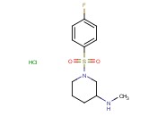 1-((4-Fluorophenyl)sulfonyl)-N-methylpiperidin-3-amine hydrochloride