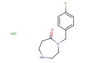 4-(4-Fluorobenzyl)-1,4-diazepan-5-one hydrochloride