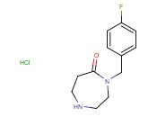 4-(4-Fluorobenzyl)-1,4-diazepan-5-one <span class='lighter'>hydrochloride</span>