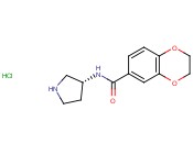 (R)-N-(PYRROLIDIN-3-YL)-<span class='lighter'>2,3-DIHYDROBENZO</span>[B][<span class='lighter'>1,4</span>]<span class='lighter'>DIOXINE</span>-6-CARBOXAMIDE HYDROCHLORIDE