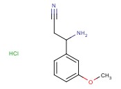 3-<span class='lighter'>Amino</span>-3-(3-methoxyphenyl)propanenitrile hydrochloride